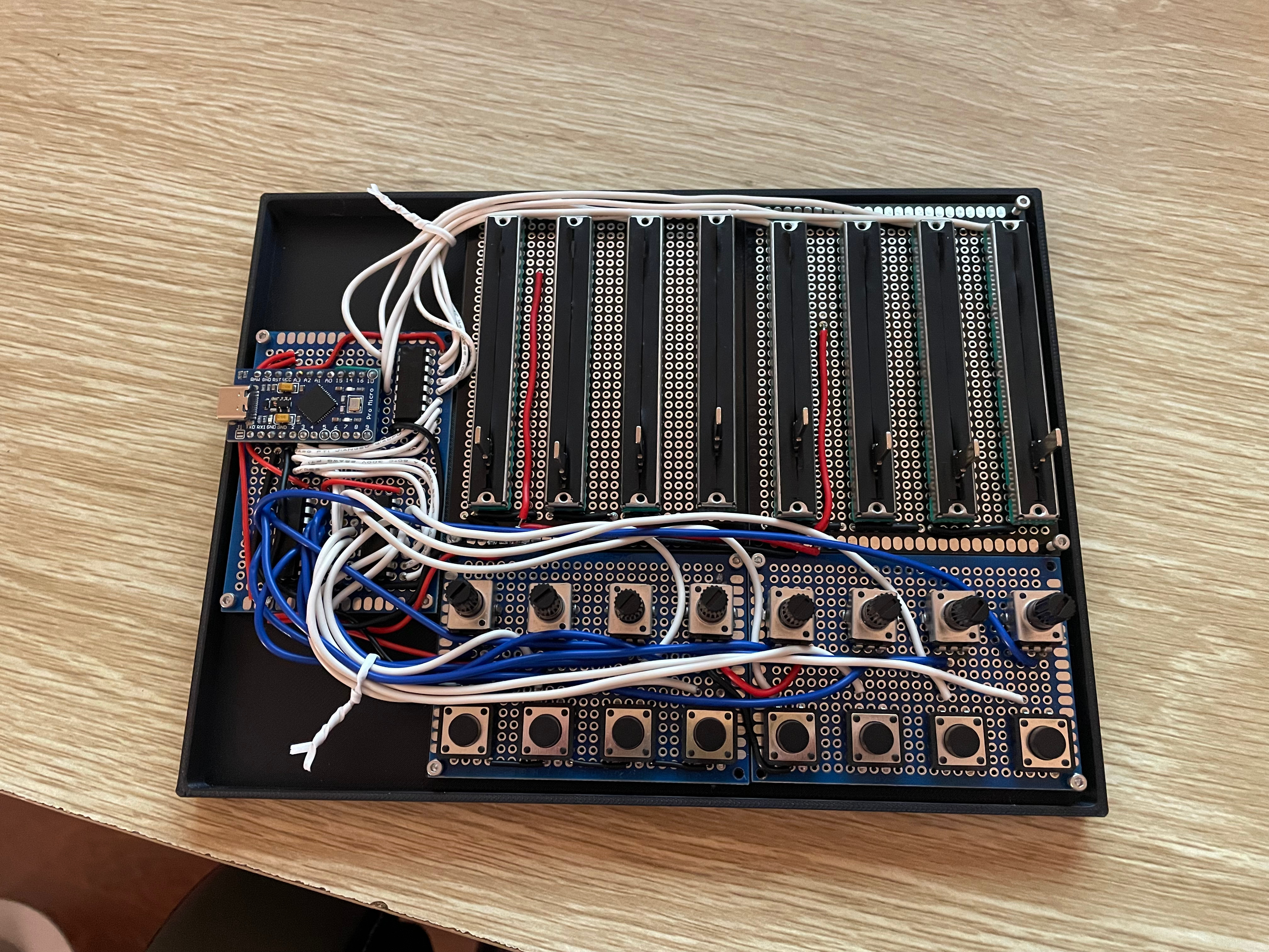 MIDI Sliders Circuit